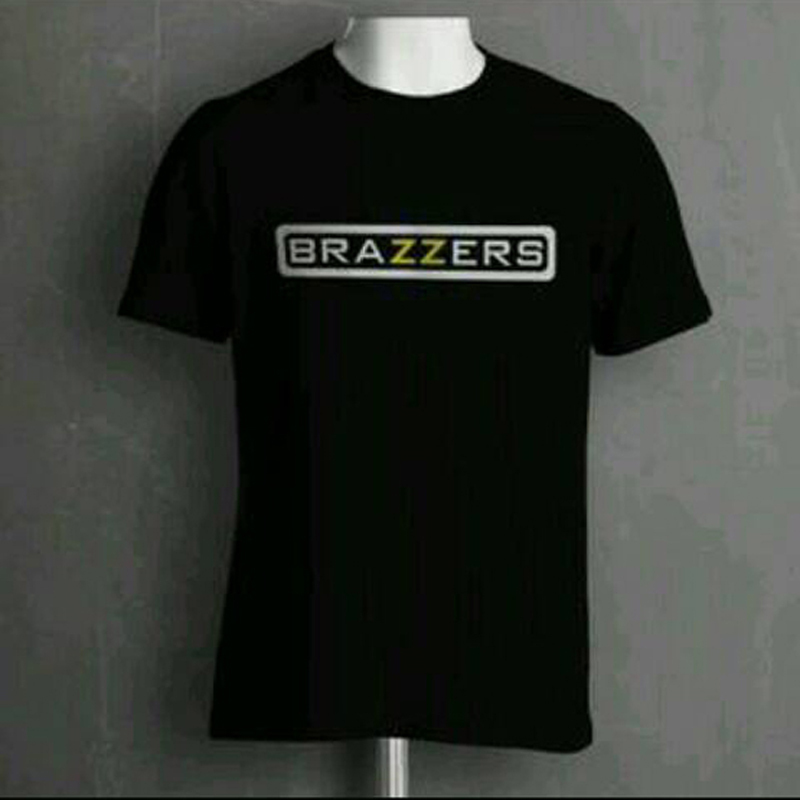 Kaos BRAZZERS Tshirt 100% Cotton Black | Shortsleeve & Longsleeve | Tangan Pendek & Tangan Panjang |