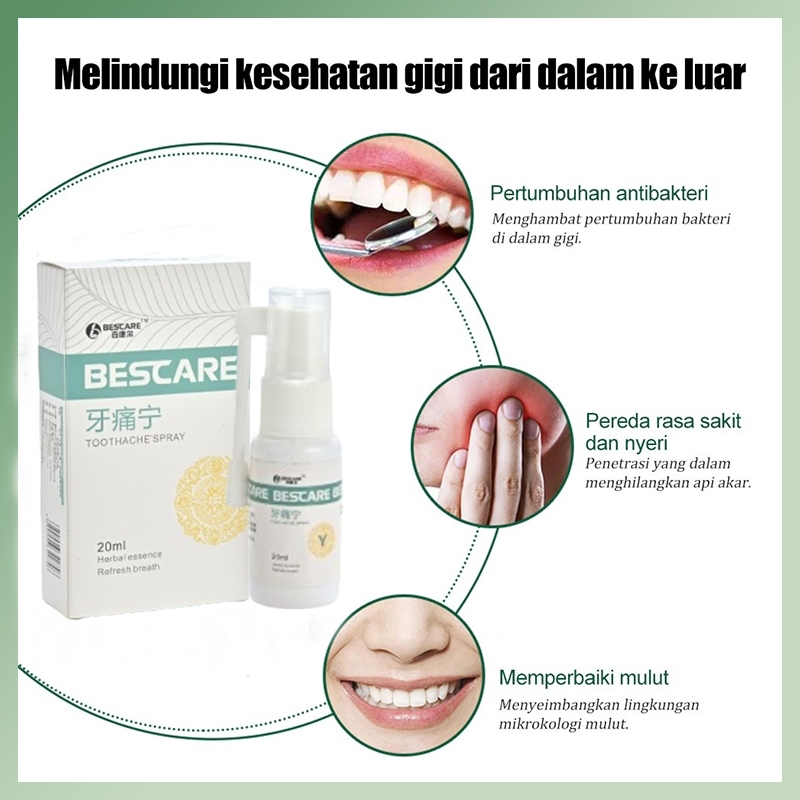 COD - Obat sakit gigi berlubang ampuh Obat sakit gigi ampuh Obat sakit gigi berlubang 20ml - LLSHOPP