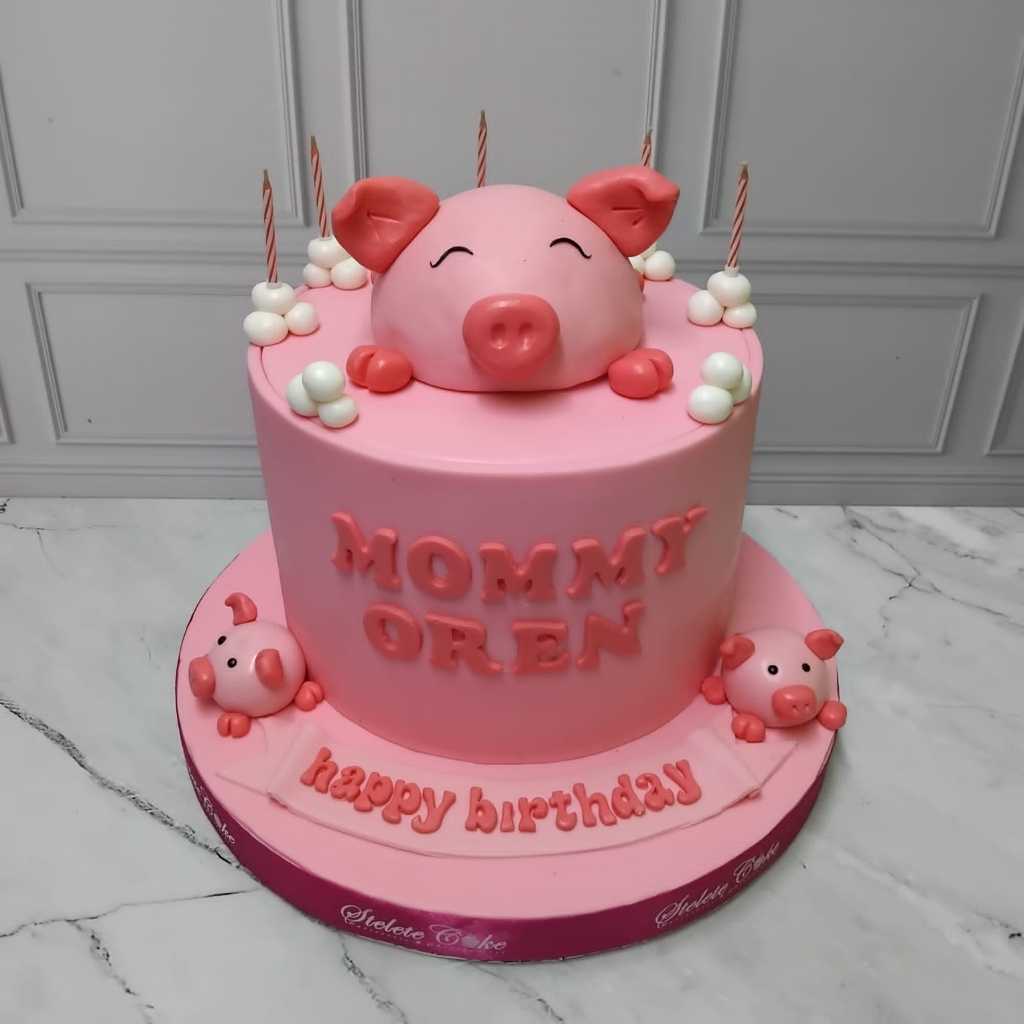 

Kue Ulang Tahun/Birthday Cake/Kue Ulang Tahun Tema Piggy/Kue Ultah Jakarta