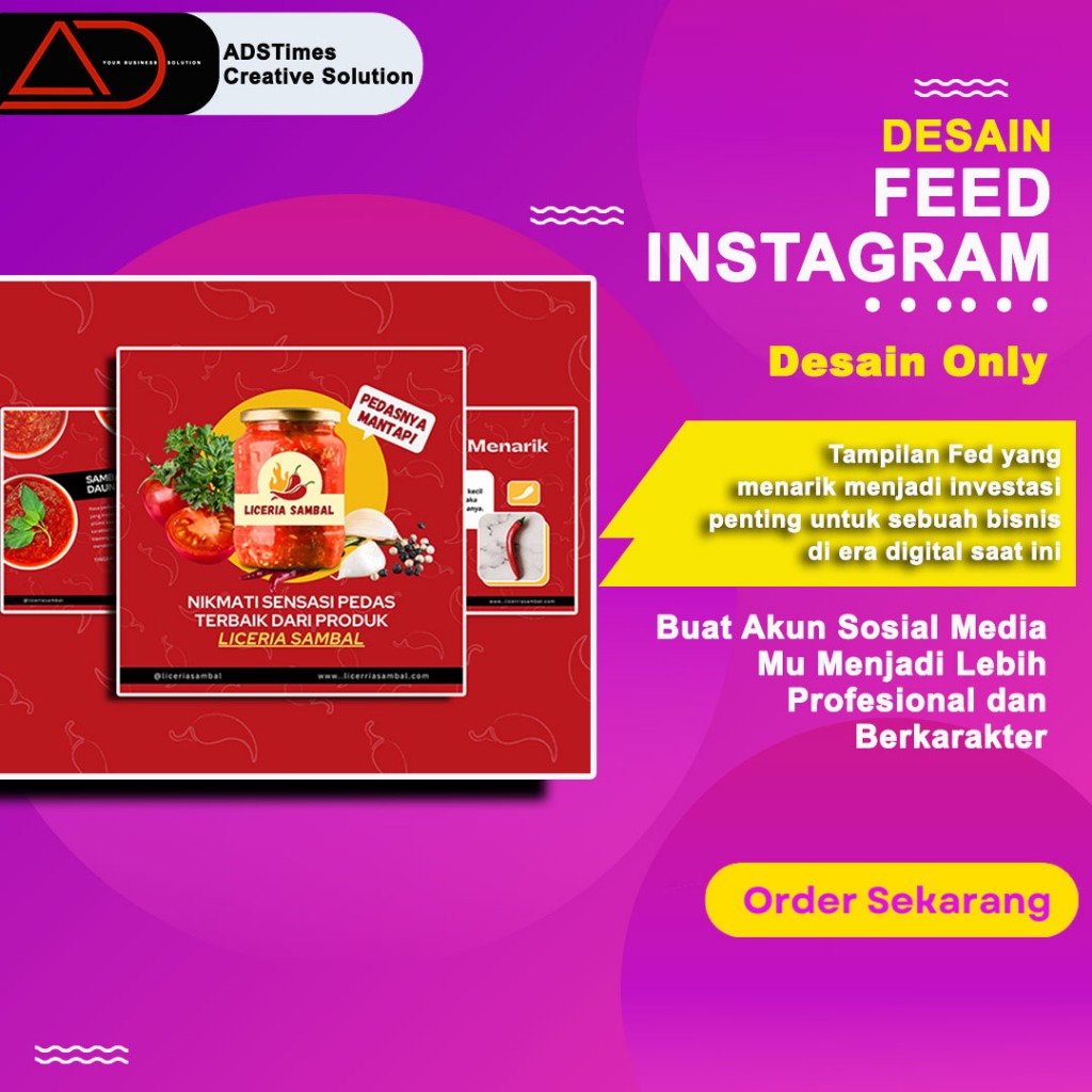 Jasa Desain Feed Menarik