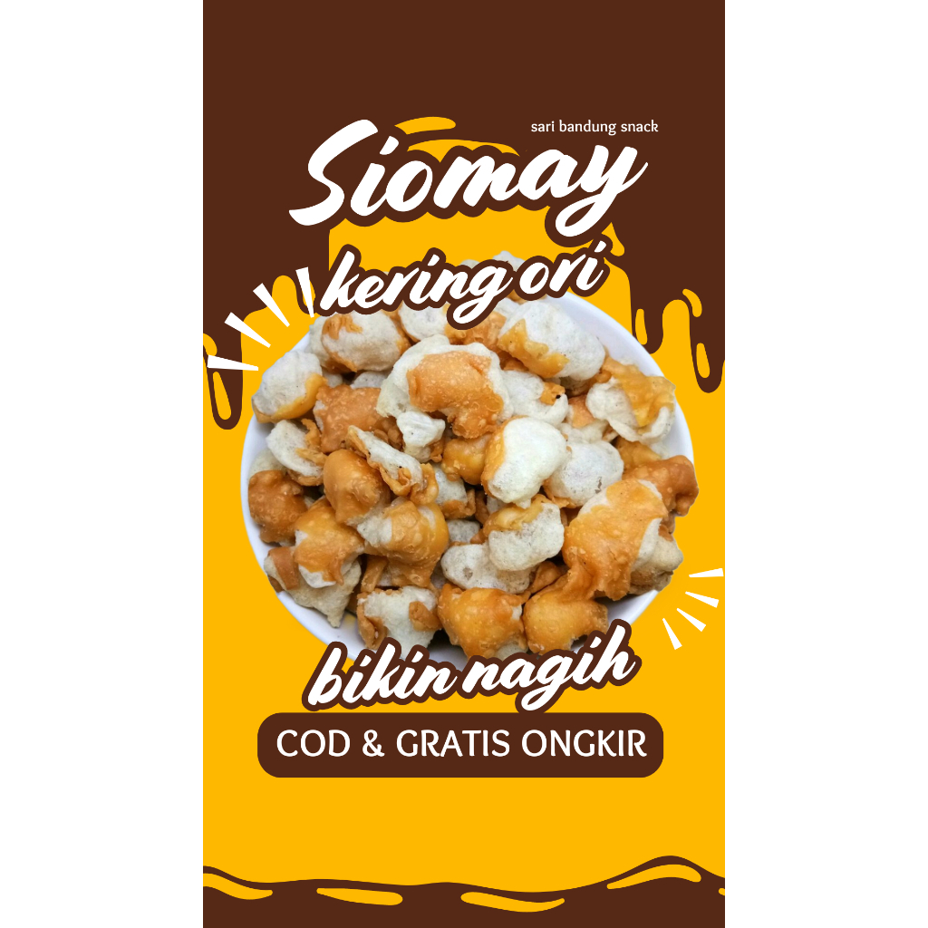 

Siomay kering pedas makanan ringan cemilan Cemilan kiloan murah Snack cemilan Jajan snack cemilan Makanan ringan snack