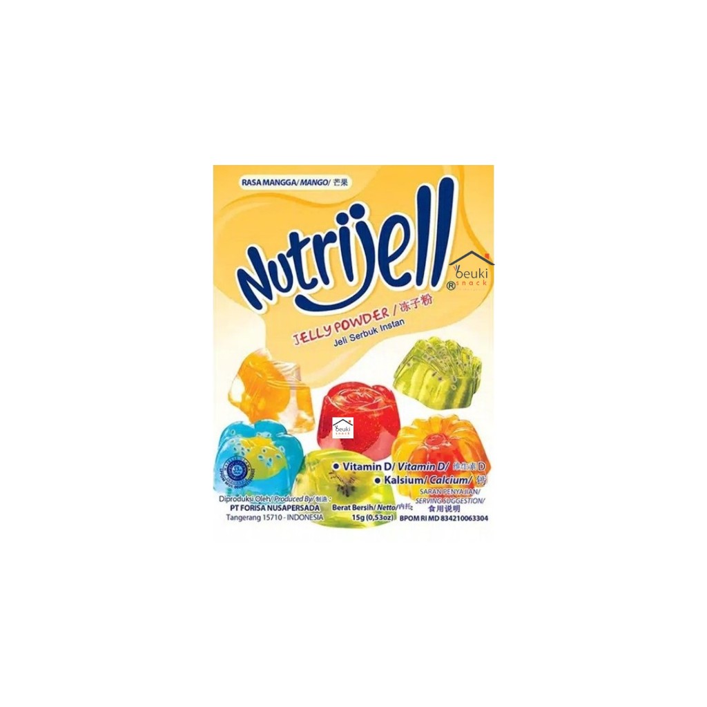 

Nutrijell Mangga Jelly Powder Agar Agar Instan Rasa Buah Mangga