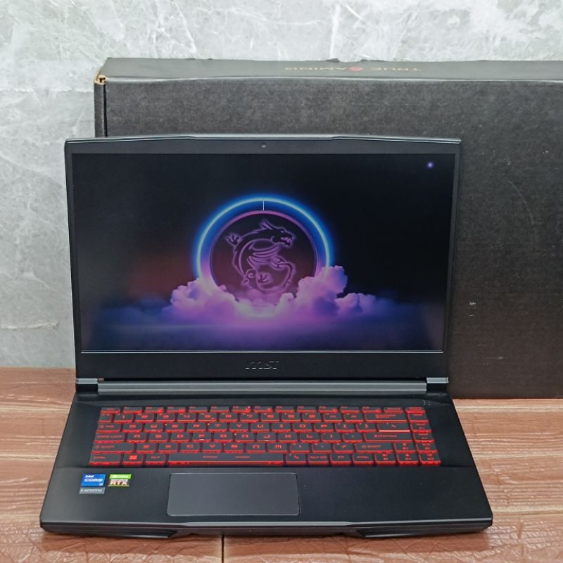 Laptop MSI GAMING GF63 Thin 11UC Intel Core i7-11800H RAM 16GB SSD 512GB RTX 3050 GEN11