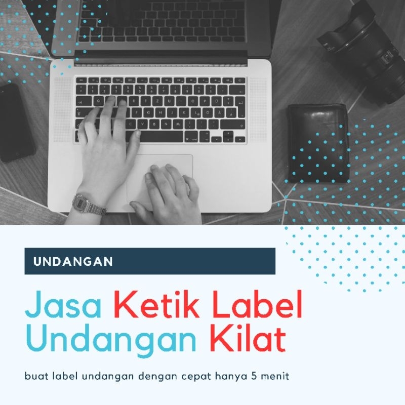 Jasa ketik label undangan kilat