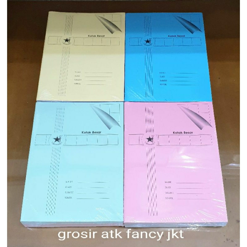 

RB ( 10 Buku ) Buku Tulis Kotak Sedang Besar Mandarin TK Bintang Obor 38 lembar