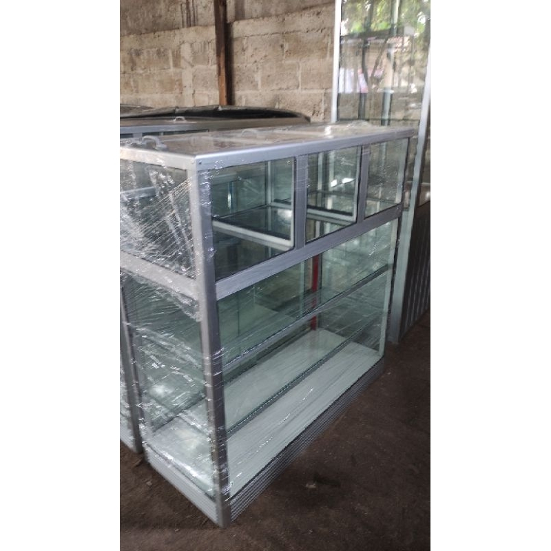 ETALASE KACA BERAS UKURAN 1 METER