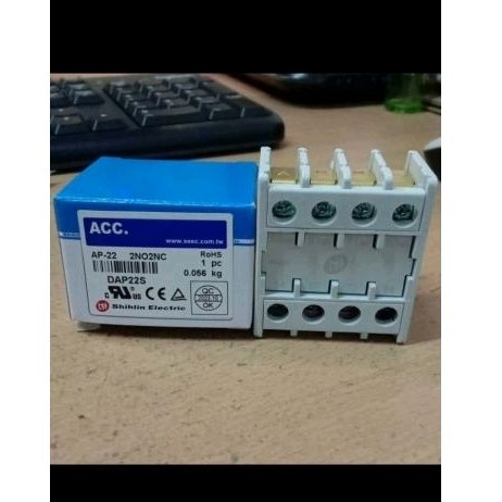 Contactor SHIHLIN AP-22 2NO2NC