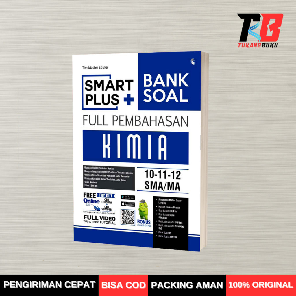 BUKU PELAJARAN SMA - SMART PLUS KIMIA BANK SOAL FULL PEMBAHASAN SMA/MA KELAS 10,11,12