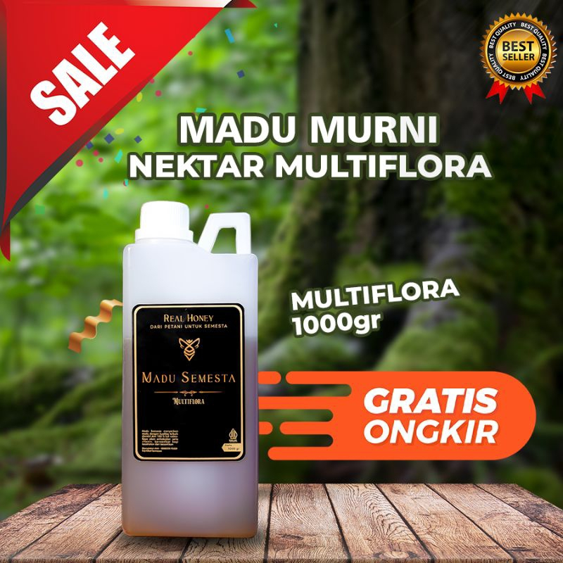 

Madu Semesta - Madu Murni Madu Multiflora 100% Alami - 1000gr