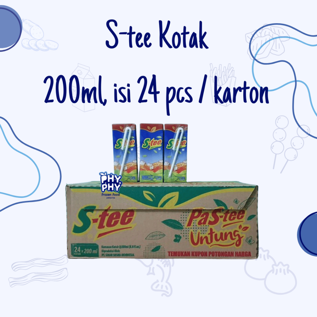 

Stee 200ml Karton isi 24pcs | S-tee Kotak 200ml