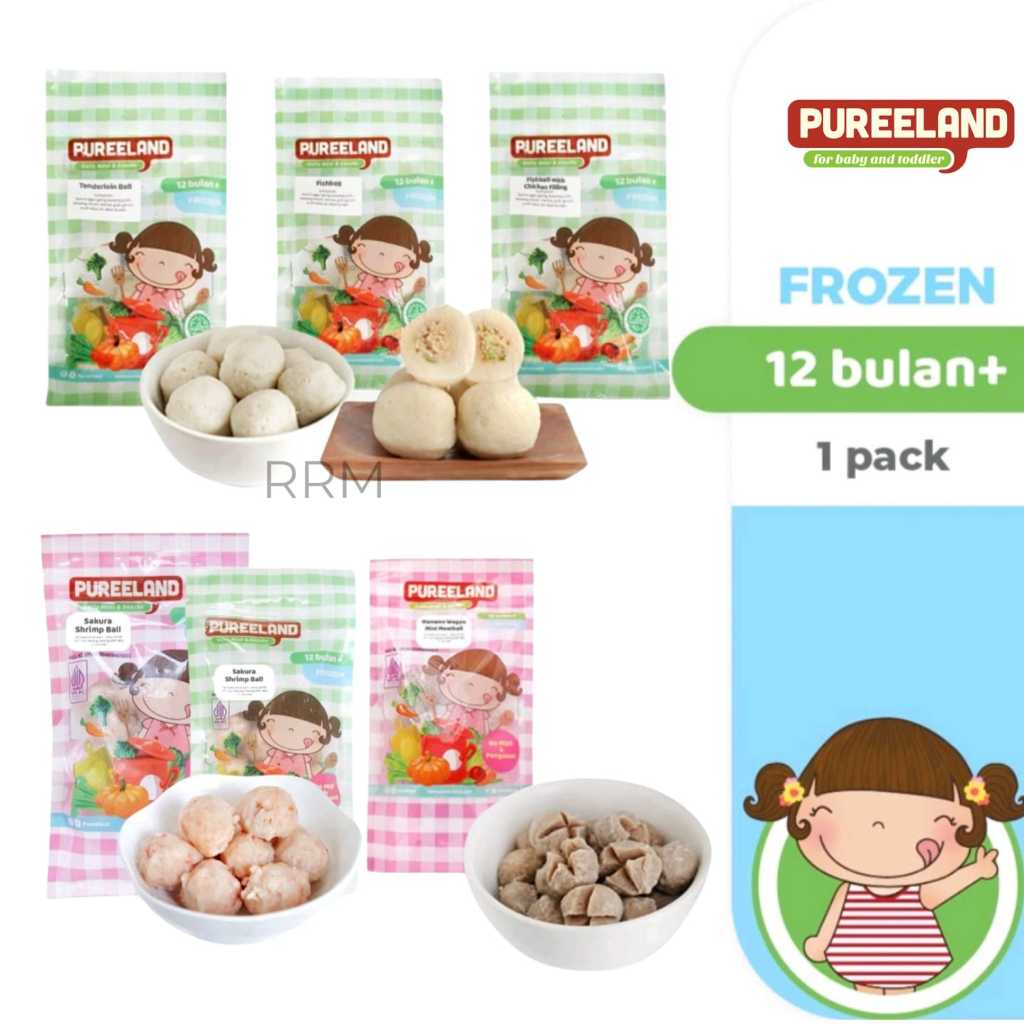 

PUREELAND FROZEN MEATBALL BAKSO AYAM SAPI IKAN WAGYU HOKUBEE