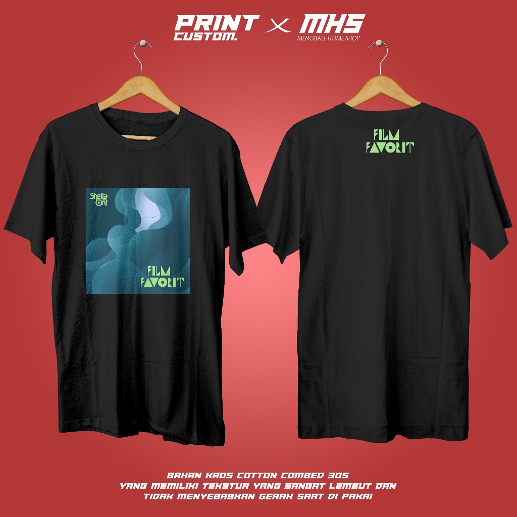 KAOS PRIA FILM FAVORIT SHEILA ON7 DEWASA BAJU ATASAN UNISEX MENGBALLHOME