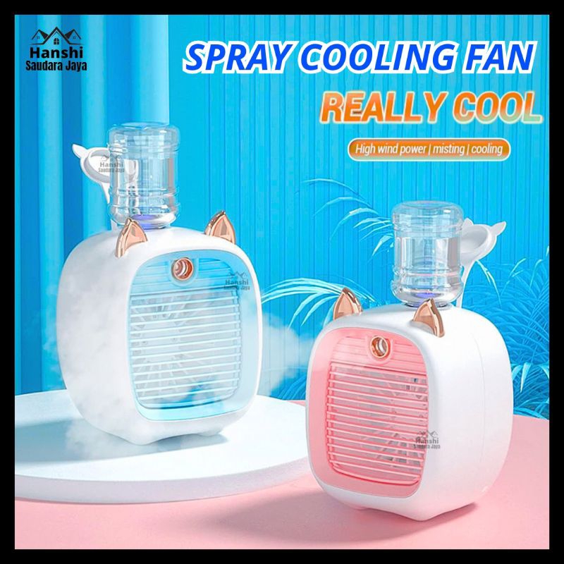 Kipas AC Portable Air Cooler Fan Kipas AC Cute Mini Portable Pendingin Ruangan / Kipas Angin AC Port