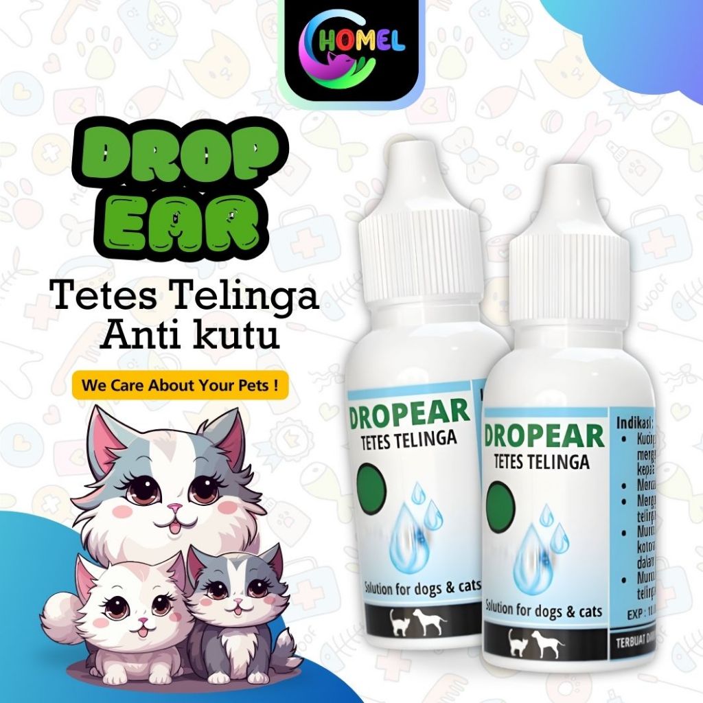 DROPEAR Obat Telinga Sakit, Obat Tetes Telinga Bernanah, Obat Tetes Telinga Berair, Congek, Sakit Te