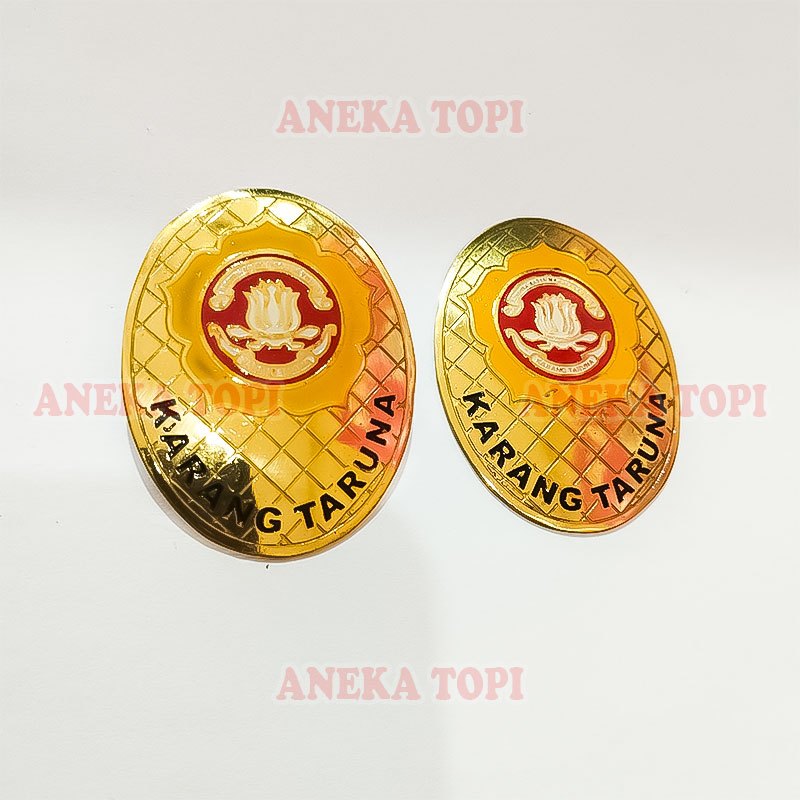 Pin Logo Karang Taruna Bros Karang Taruna Oval Pin Logo Komunitas - Aneka Topi