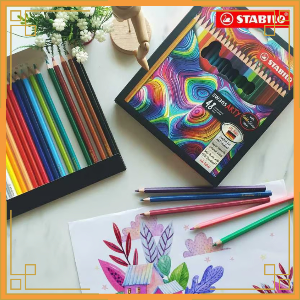 

STABILO Pensil warna swans arty 12 - 48 warna