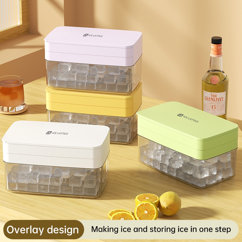 Besar Silikon Ice Tray Wadah Es Batu Kulkas
