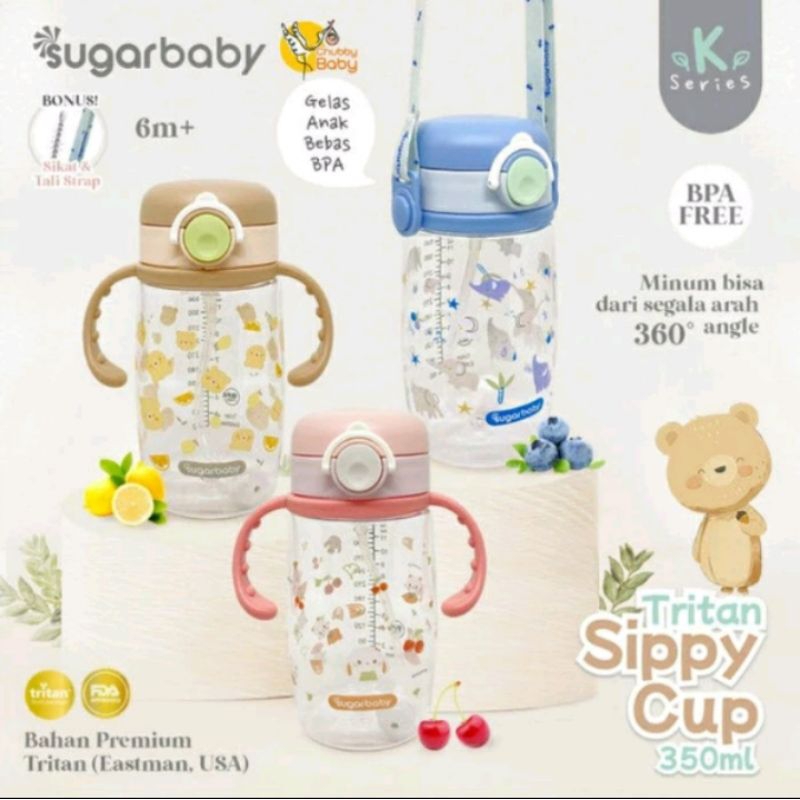 Botol Sugar Baby Tritan Sippy Cup 350 ml