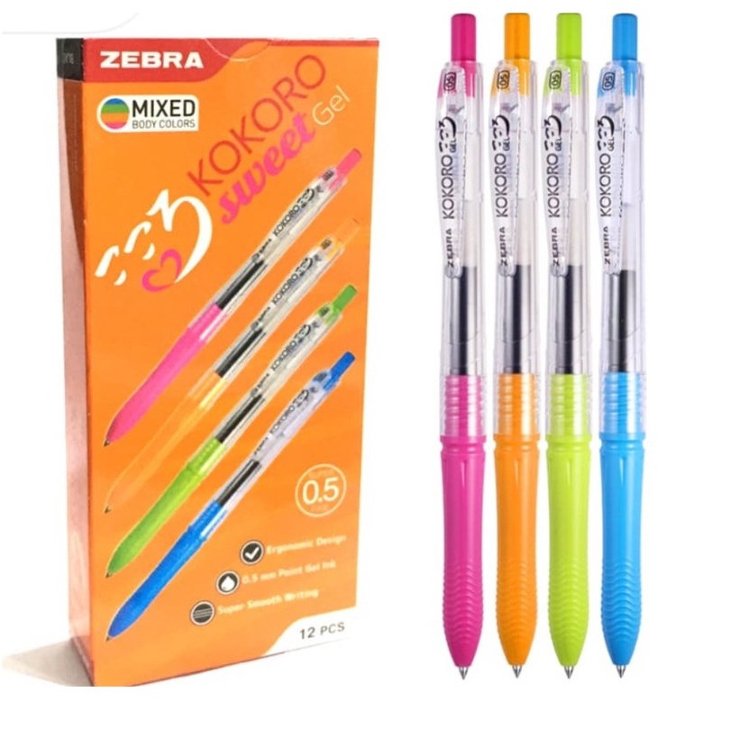 

KODE Y98W PROMO PULPEN KOKORO SWEET BARREL 1 LUSIN 12 PCS FREE 1 PCS