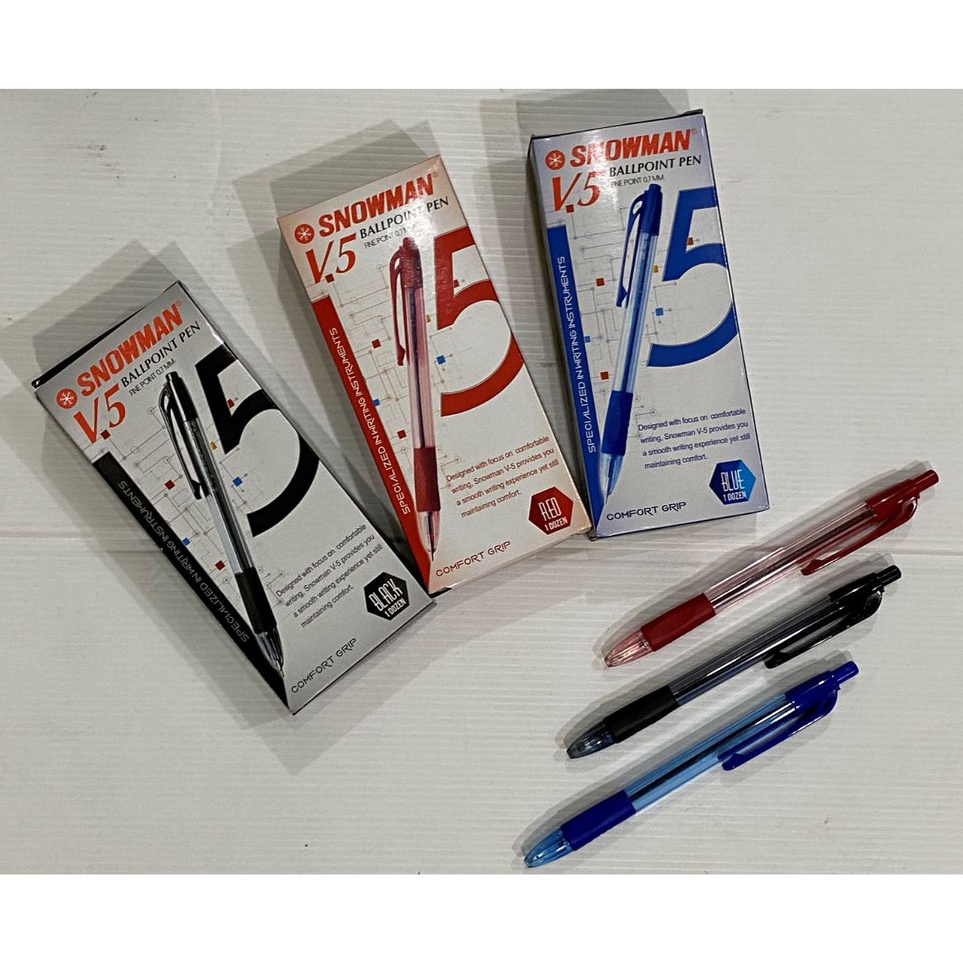 

KODE D58K Pen Snowman V5 Per 1 Lusin 12 Pcs