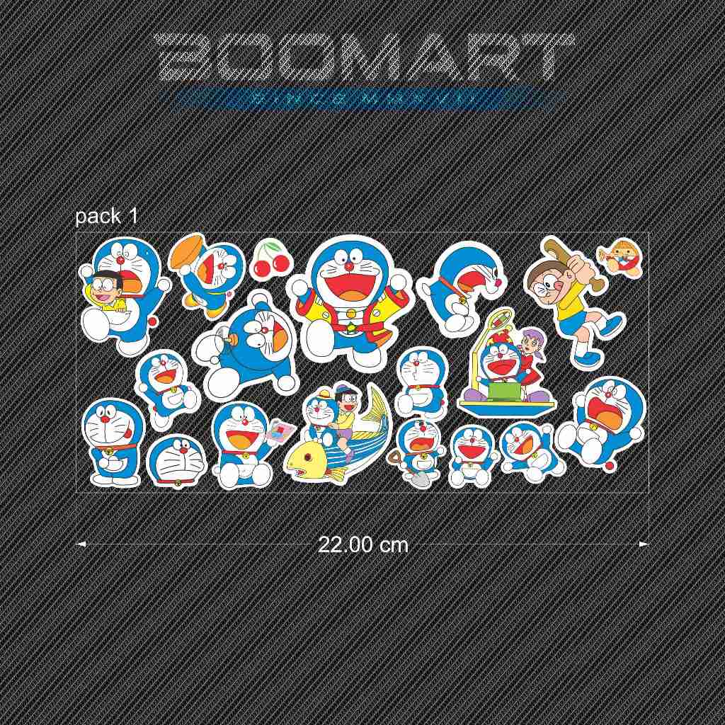 

STICKER PACK DORAEMON untuk hp laptop kulkas dll