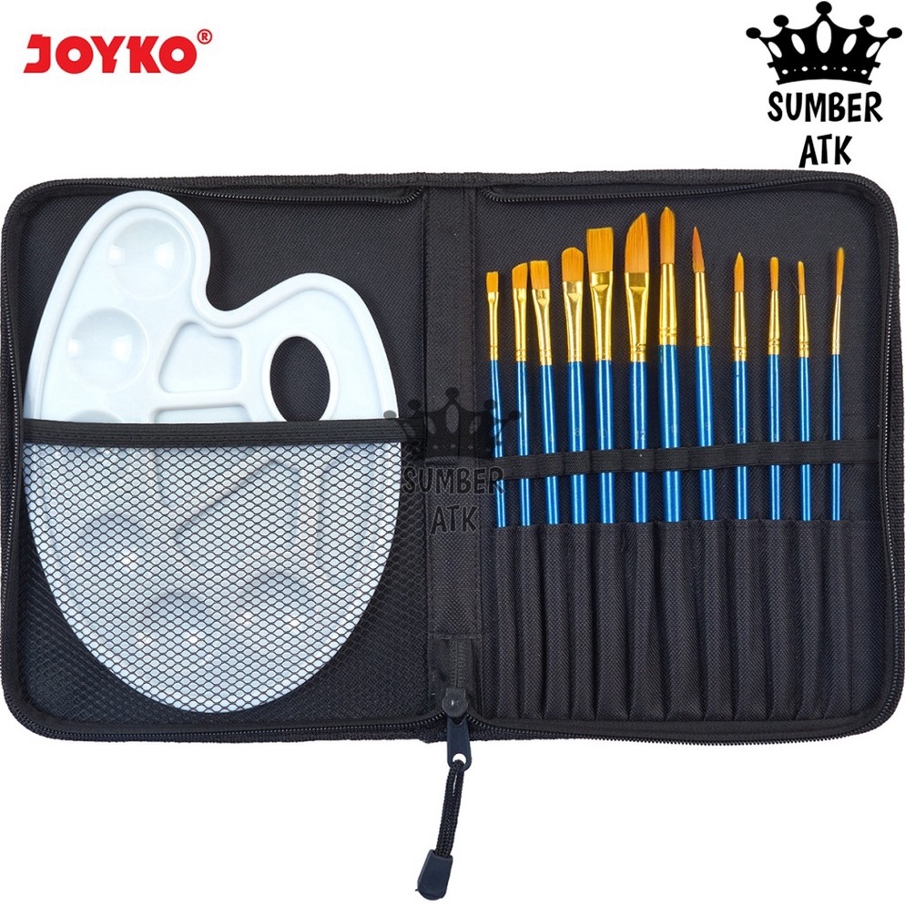 

KODE B85B Art Brush Set Alat Lukis Kuas Cat Air Minyak Acrylic Joyko BRS7