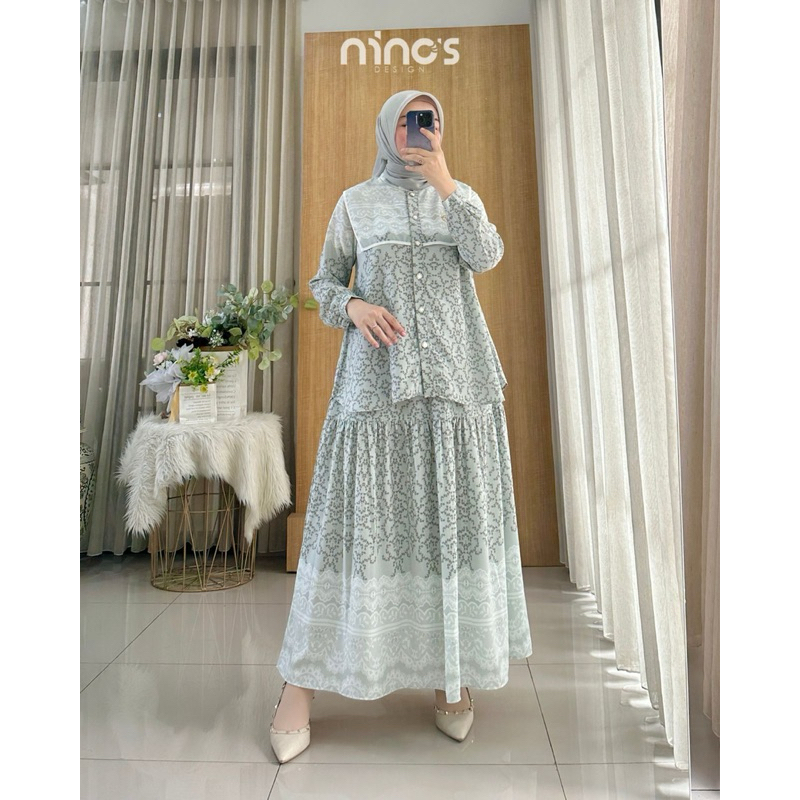 stelan tunik original ninos design Qilla set rok 1693
