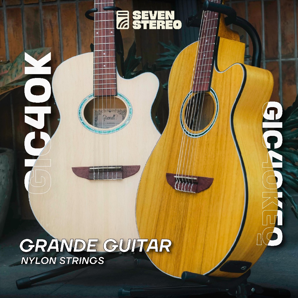 Grande GIC40K GIC-40K Guitar Acoustic Nylon Gitar Classic