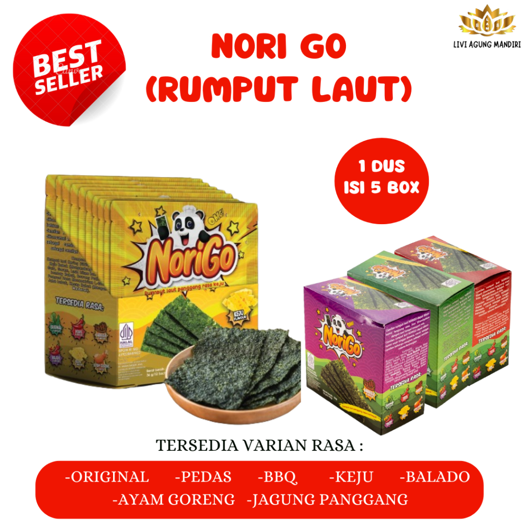 

(PAKET 1 DUS) NORO RUMPUT LAUT CRISPY