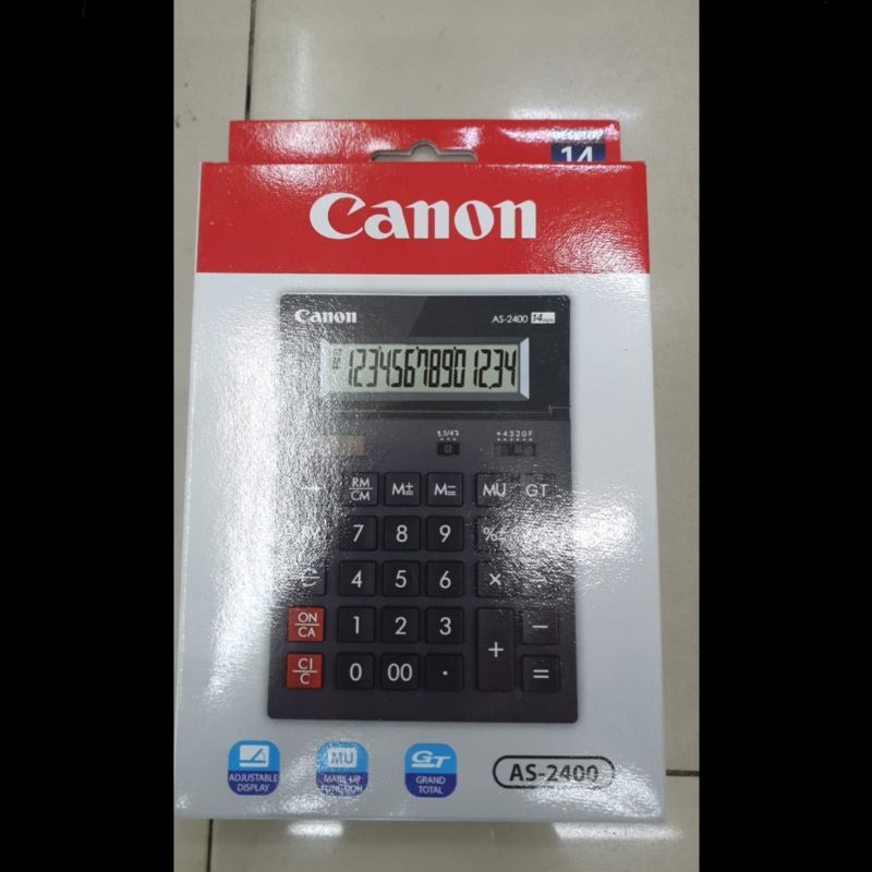 

CANON KALKULATOR 14 DIGIT TILT AS 2400