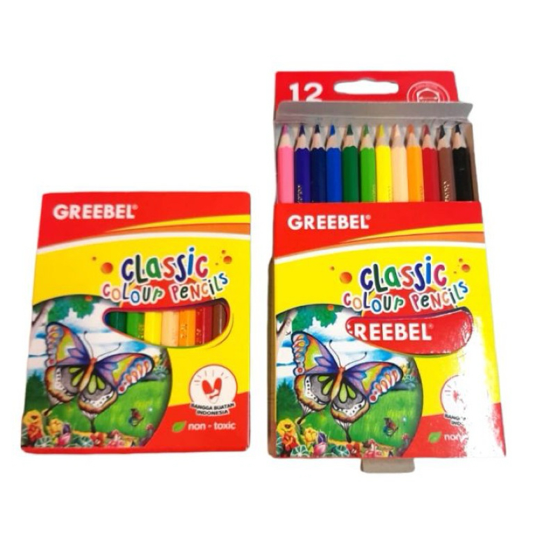 

pensil warna mini 12 warna greebel