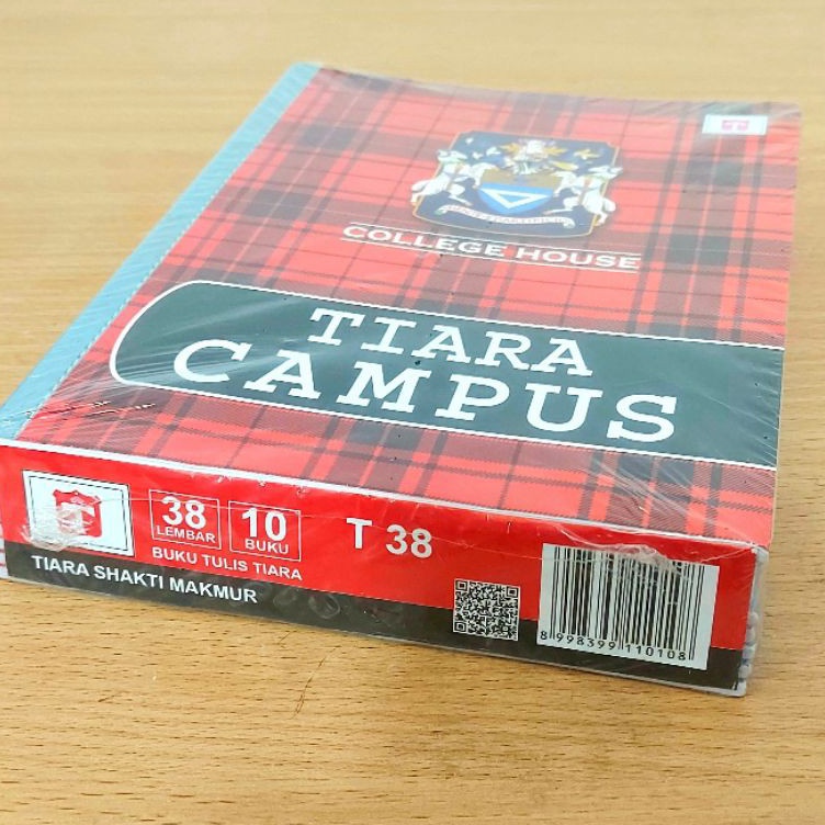 

KODE P93H Buku Tulis Tiara Kampus 38 58 Lembar PENDEK 1 Pack dapat 1 Buku