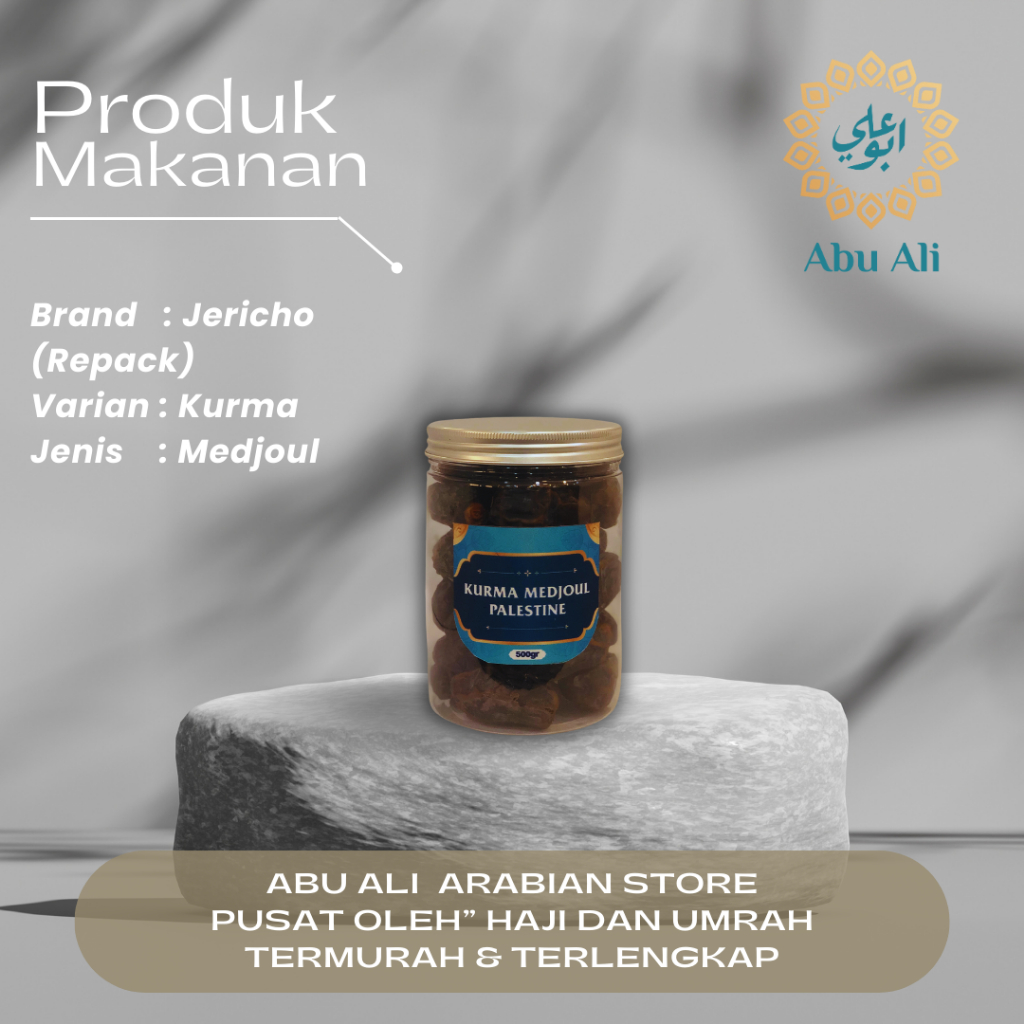 

Kurma Medjoul Jericho Dates Premium 500gram / Kurma Medjol / OlehOleh haji dan umroh (Repack)