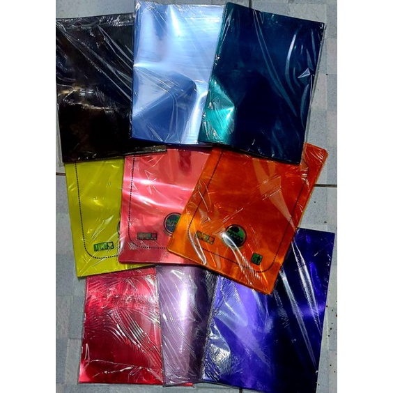 

KODE P94U Cover Mika Plastik Jilid Bening dan warna 1 pak isi 1 lembar