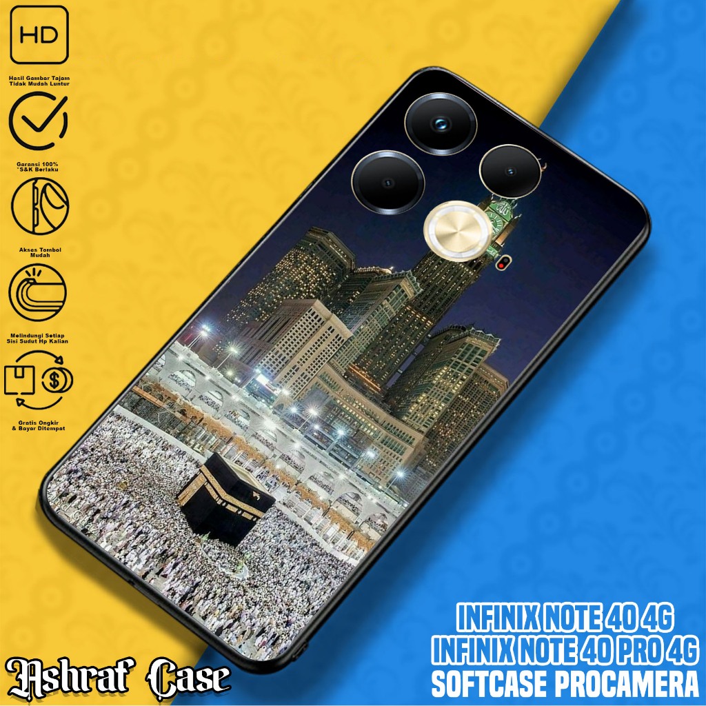 Case Infinix Note 40 - Casing Hp Infinix Note 40 Terbaru Motif ISLMC - Silikon Hp Infinix Note 40 - 