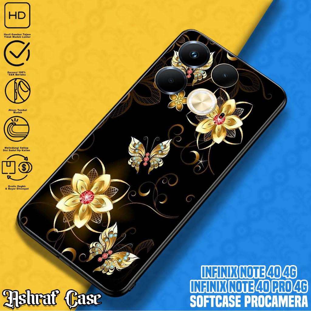 Case Infinix Note 40 - Casing Hp Infinix Note 40 Terbaru Motif KP - Silikon Hp Infinix Note 40 - Sof