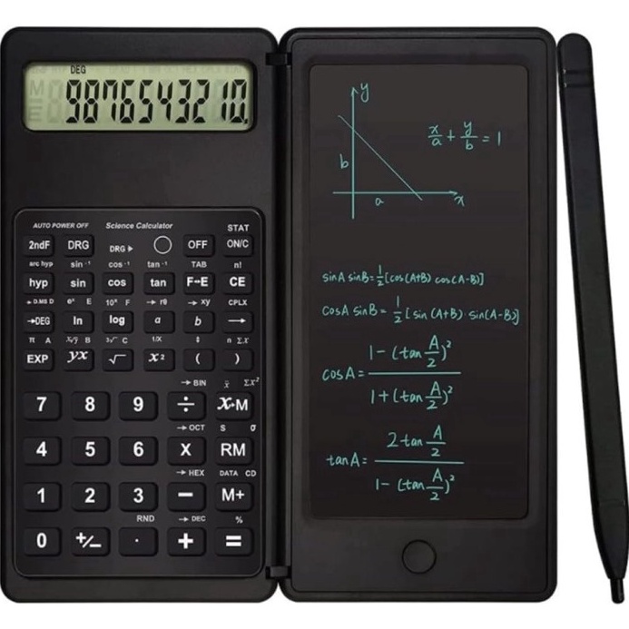 

KODE U33P Kalkulator Lipat Calculator ilmiah Scientific EWriter LCD Note Pen S9