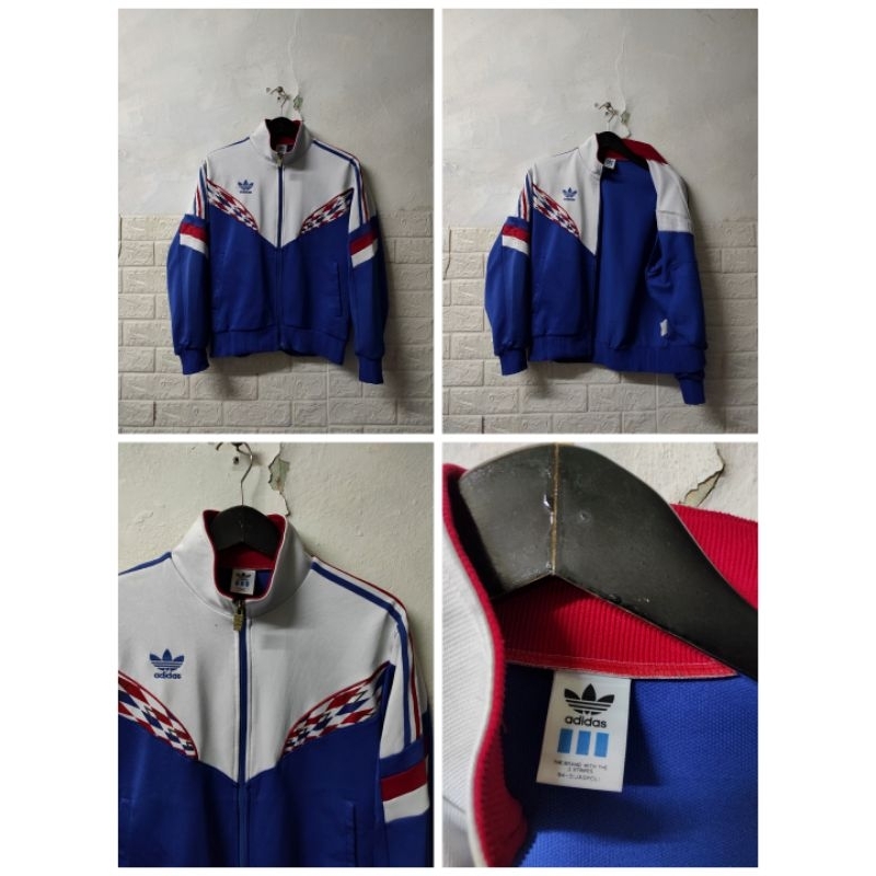 Jaket Tracktop Adidas Trifoil Vintage colorblock