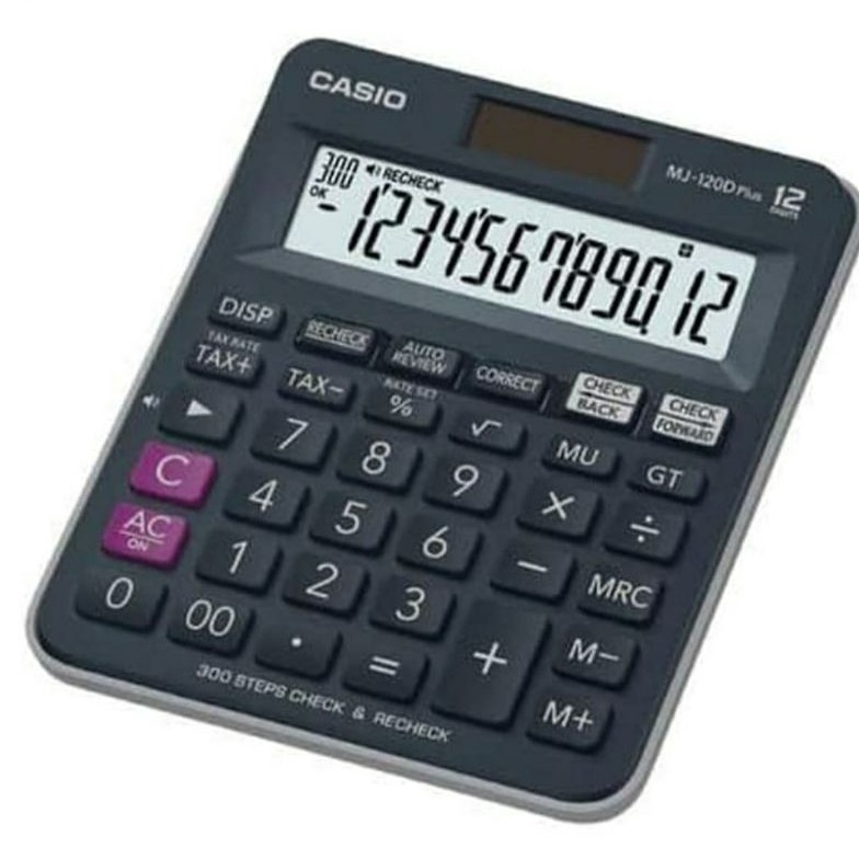

NEW PRODUCT CASIO MJ12D PLUS Check Correct Calculator Kalkulator Desktop
