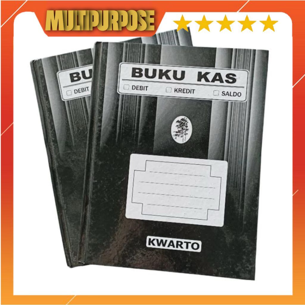 

BUKU KAS KWARTO HARDCOVER / BUKU AKUNTAN BAMBO 21 X 16 CM / BUKU AKUNTANSI
