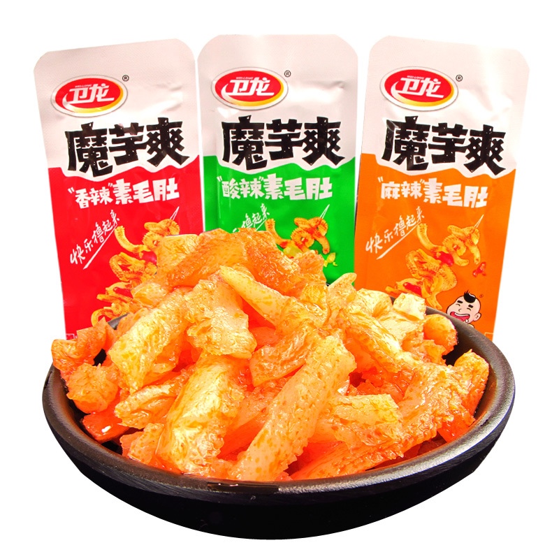 

卫龙魔芋爽 27g WEILONG up to 50% konjac moyushuang snack konjac jelly siap saji vege
