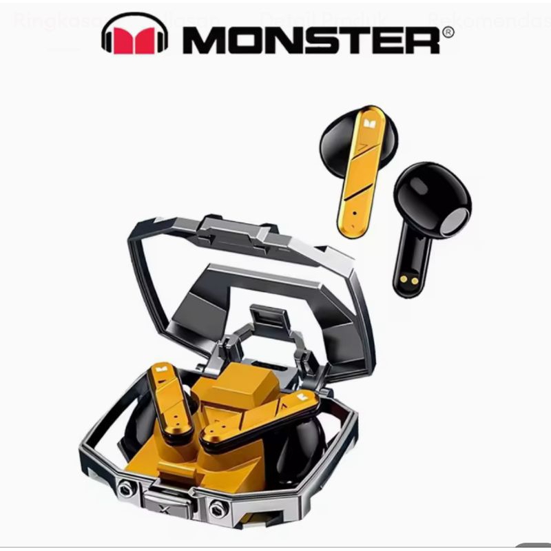 TWS Monster XKT09 Music and Gaming Mode