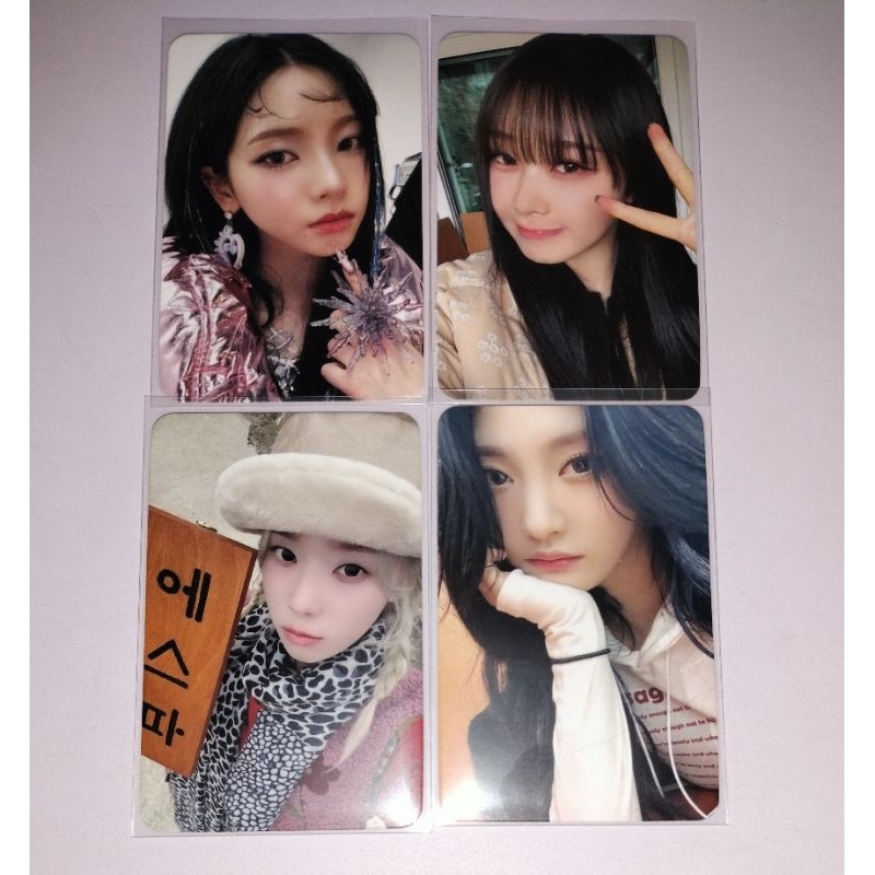 PC AESPA KARINA GISELLE WINTER NINGNING LD LUCKY DRAW APPLE MUSIC APPMUS 1ST FULL ALBUM ARMAGEDDON P