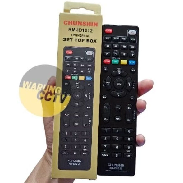 REMOTE SET TOP BOX CHUNSHIN RM-IDN1212 UNIVERSAL remot stb matrix akari xtreamer ichiko rinrei pante