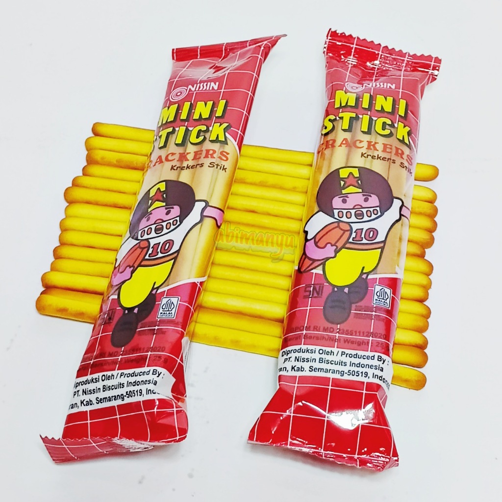 

nissin mini stick crackers 25 gram