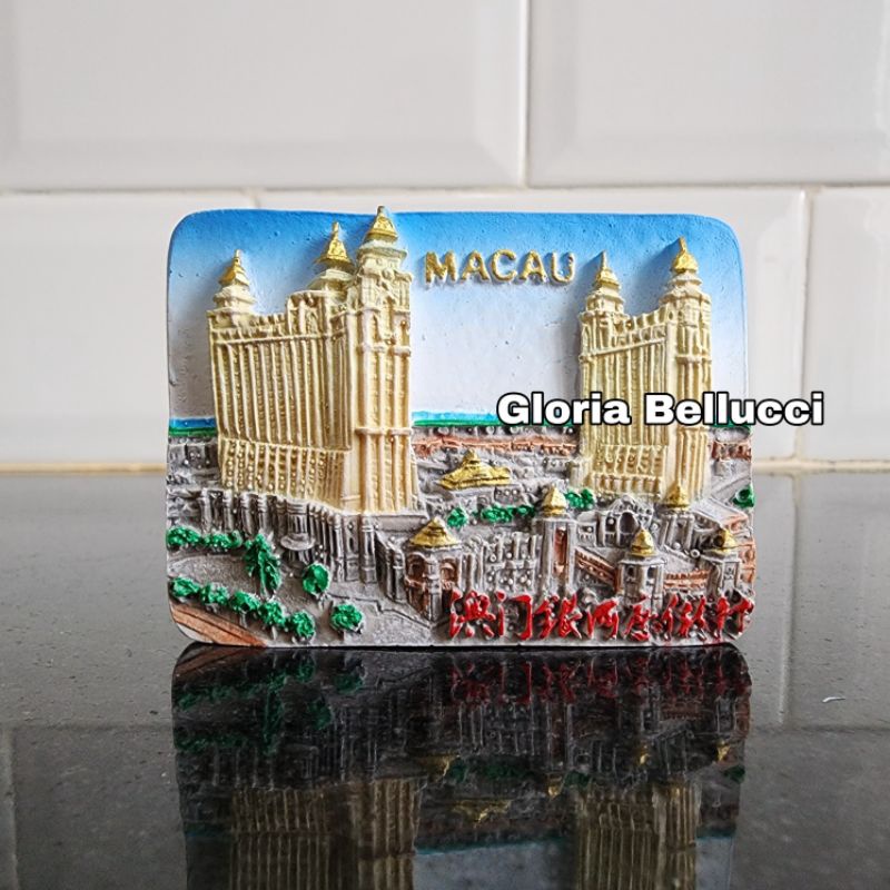 MURAH Souvenir macau tempelan fridge magnet kulkas makau macao china negara cina