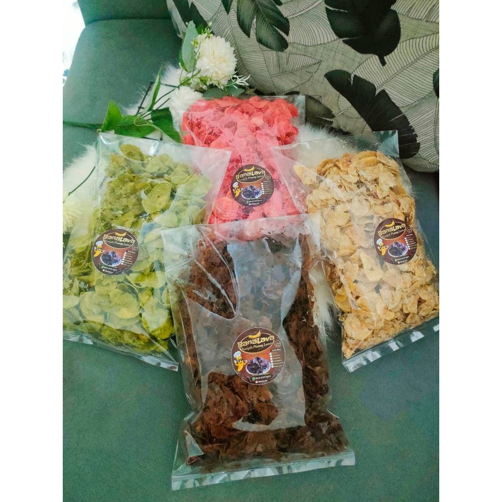 

Kripik Pisang Coklat Lumer Repack 1 kg Aneka Rasa