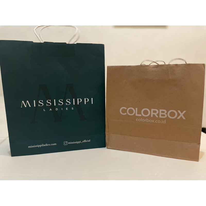 

paperbag missisipi dan colorbox original store