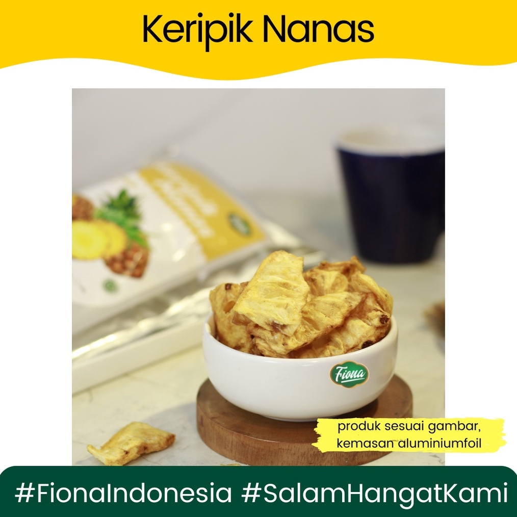 

ORIGINAL Fiona Kripik Nanas 6 gram Khas Kota Malang