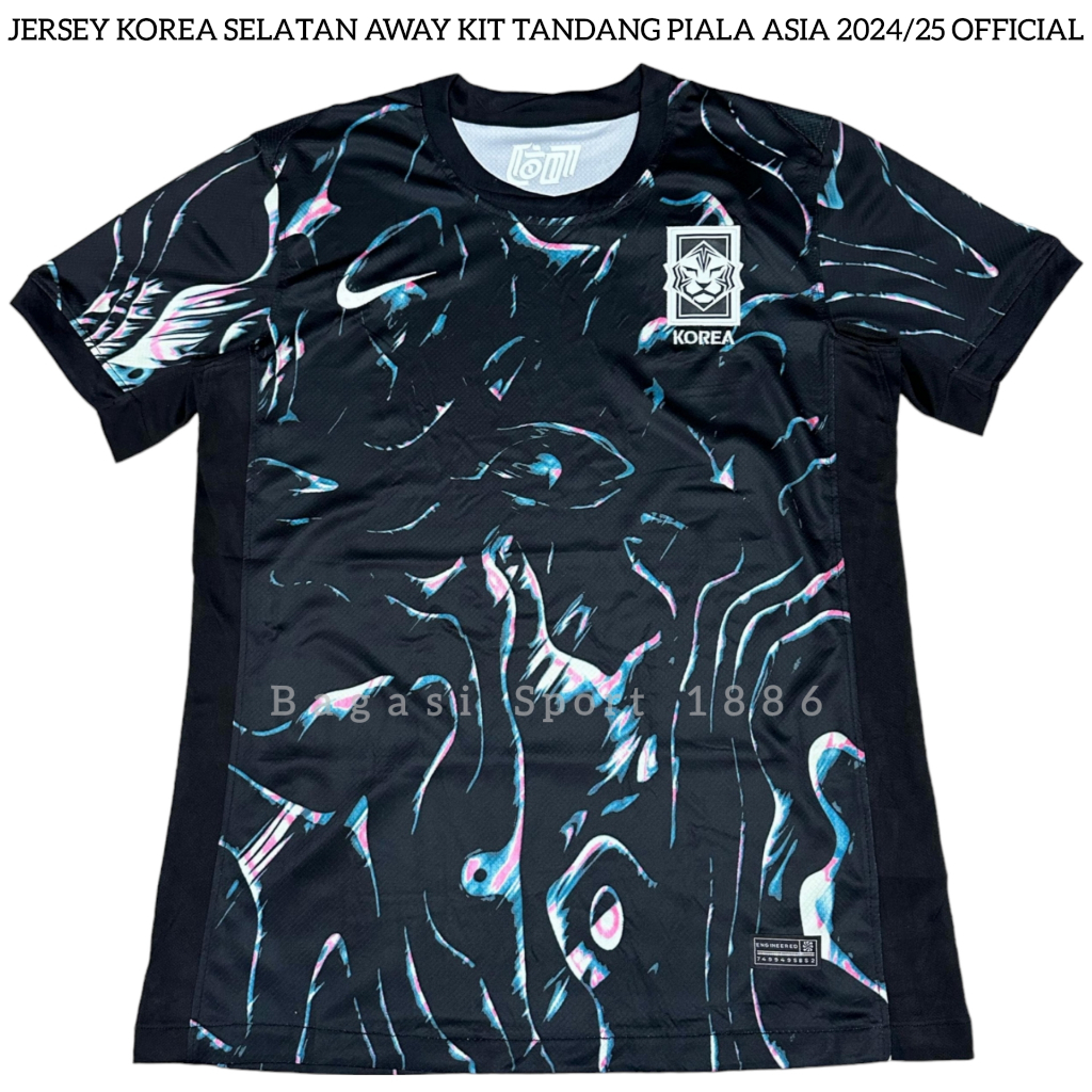 Jersey Baju Bola Negara Korea Selatan Korsel Away Kit Tandang Piala Asia Dunia 2024 2025 New Shirt I